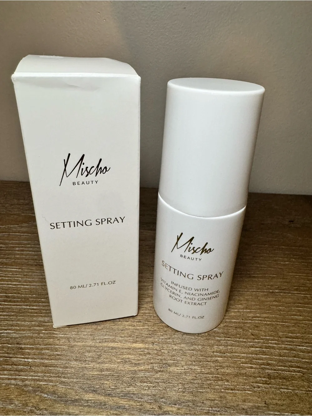 Mischo Beauty White Setting Spray - Hydrating Makeup Finishing Mist